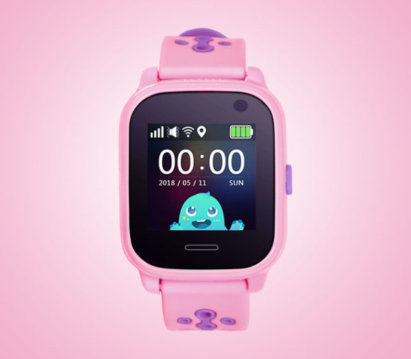 Pink kids tracker watch